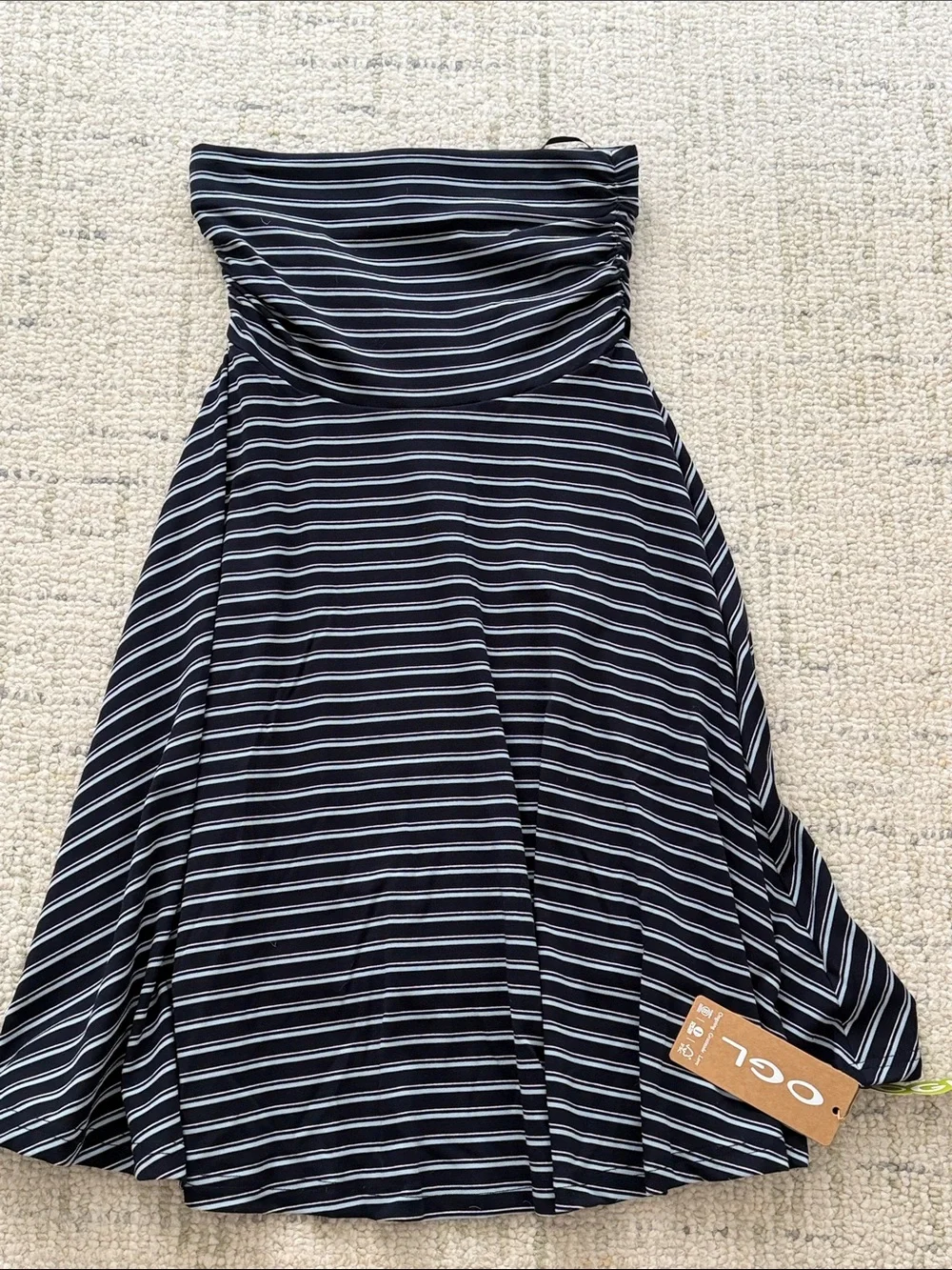 OGL navy and white striped set